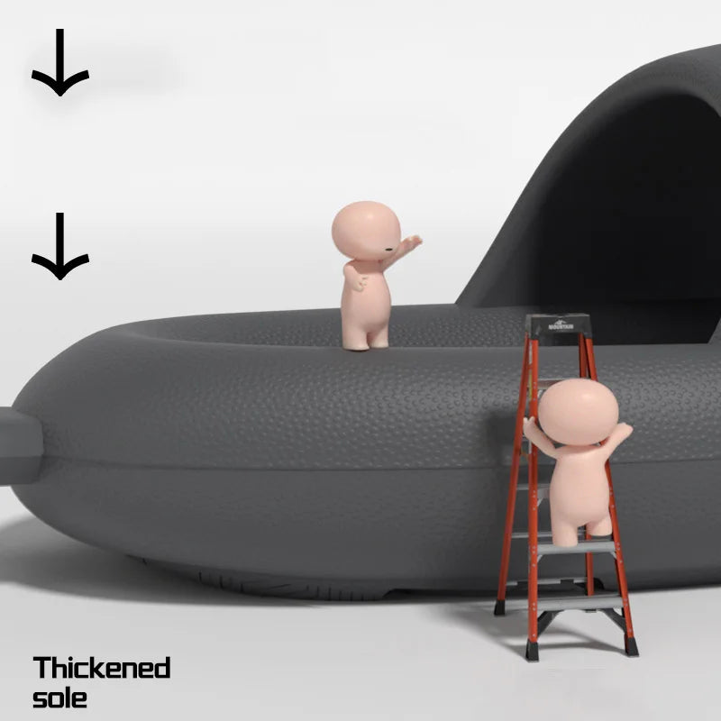 π¦ Pallene Pirate Shark Slippers β New summer cloud platform slides for men & women.