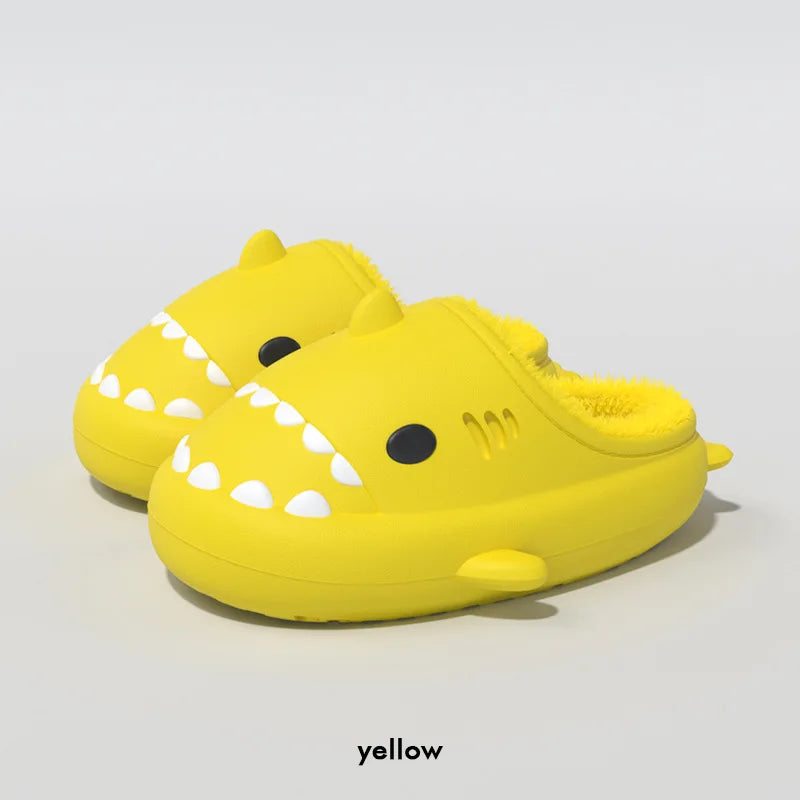 π¦ Comwarm Winter Shark Slippers β Fluffy, plush cotton slippers for men