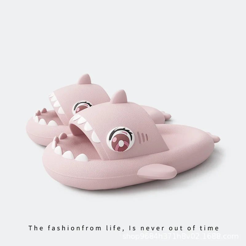 π¦ Luminous Christmas Shark Slippers β Fun non-slip EVA sandals for men & women