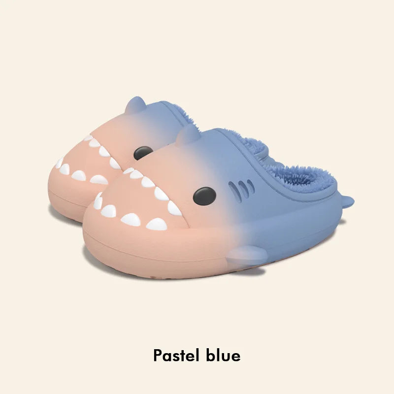 π¦ Comwarm Winter Shark Slippers β Fluffy, plush cotton slippers for men