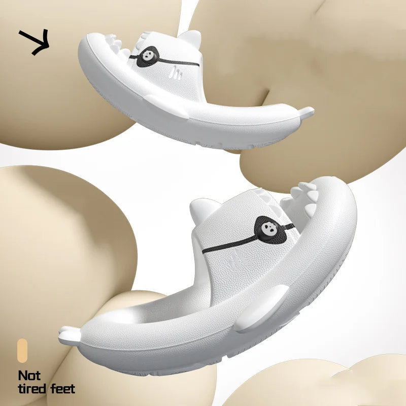 π¦ Pallene Pirate Shark Slippers β New summer cloud platform slides for men & women.