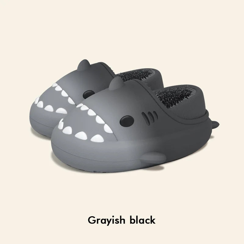 π¦ Comwarm Winter Shark Slippers β Fluffy, plush cotton slippers for men