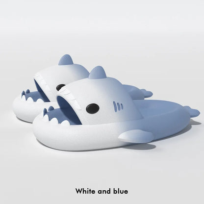 🦈 Summer Shark Slippers – Funny anti-skid slides for women & men