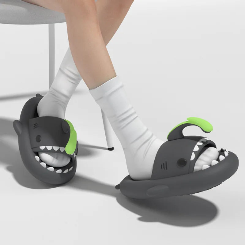 Slippy Sharks™ Cute Shark Slippers for Women & Men