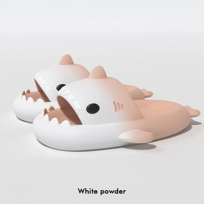 🦈 Summer Shark Slippers – Funny anti-skid slides for women & men