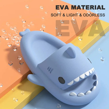 🦈 New Style Shark Slippers – Cute EVA flip-flops for women & men