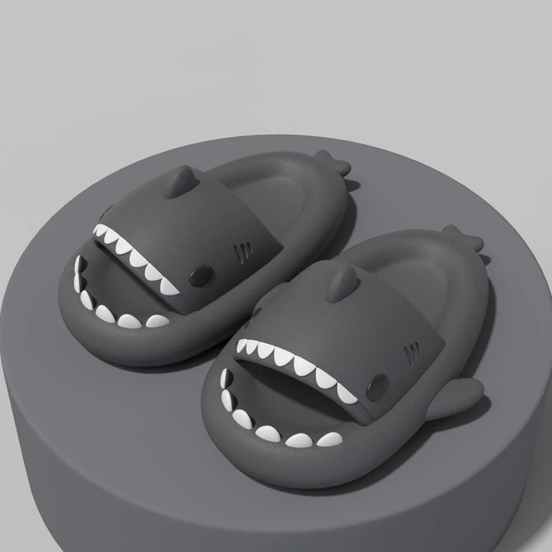 🦈 Comwarm Lovely Shark Slippers – Fashionable thick-soled shark slippers for women & men.