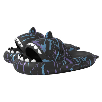 🦈 Comwarm Lovely Shark Slippers – Fashionable thick-soled slippers for women & men.
