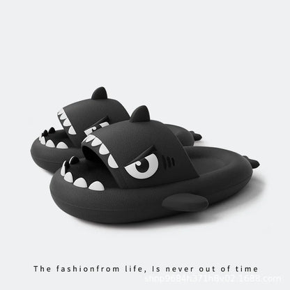 🦈 Luminous Christmas Shark Slippers – Fun non-slip EVA sandals for men & women