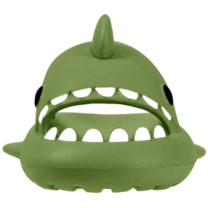 🦈 Shark Cloud Slippers – Cute shark slides for women, men, boys & girls.