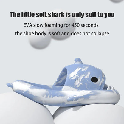 🦈 Comwarm Lovely Shark Slippers – Fashionable thick-soled shark slippers for women & men.