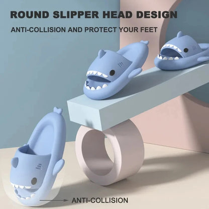🦈 New Style Shark Slippers – Cute EVA flip-flops for women & men