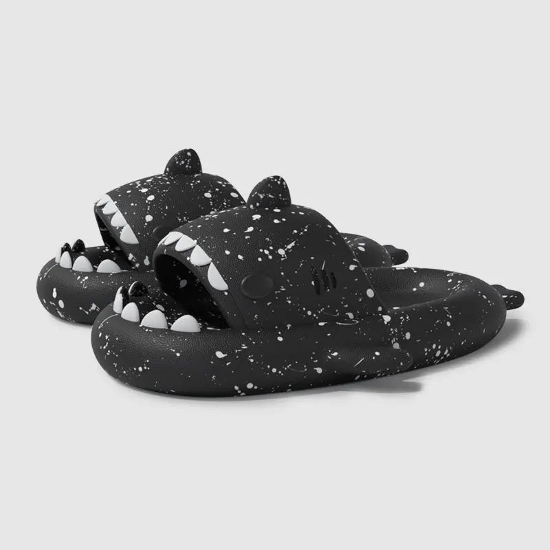 🦈 Luminous Christmas Shark Slippers – Fun non-slip EVA sandals for men & women