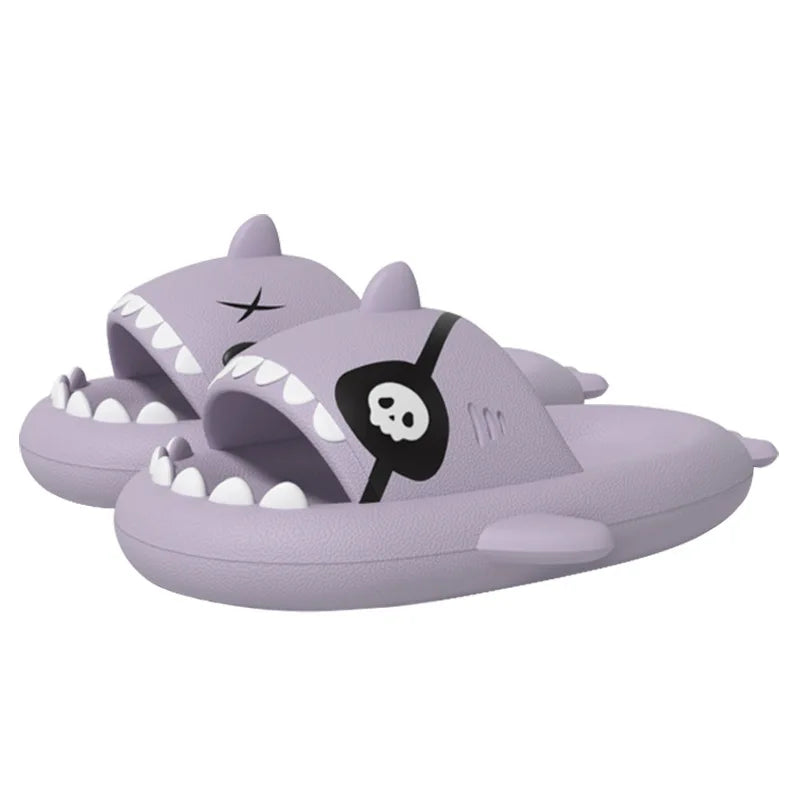 🦈 Pallene Pirate Shark Slippers – New summer cloud platform slides for men & women.