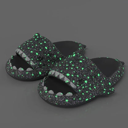 🦈 Women’s Luminous Shark Slippers – Cute, stylish flip-flops for men & women