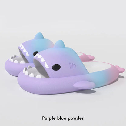 🦈 Summer Shark Slippers – Funny anti-skid slides for women & men