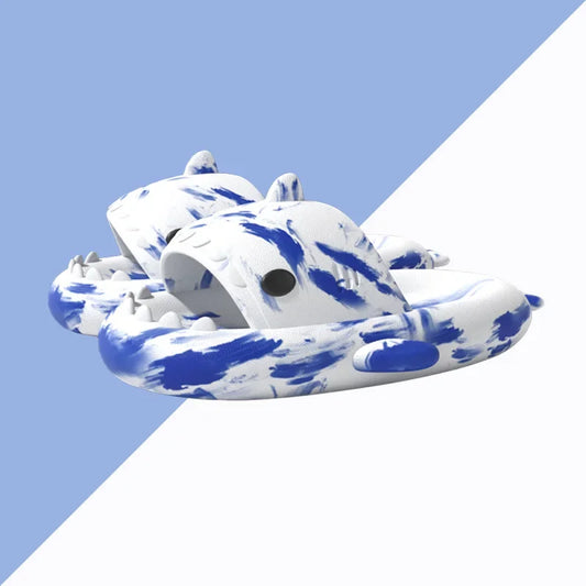 🦈 Lovely Shark Slides – Non-slip cloud sandals for women & men