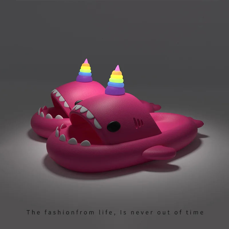 Slippy Sharks™ Cute Shark Slippers for Women & Men