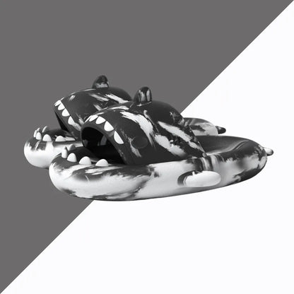 🦈 Comwarm Lovely Shark Slippers – Fashionable thick-soled shark slippers for women & men.