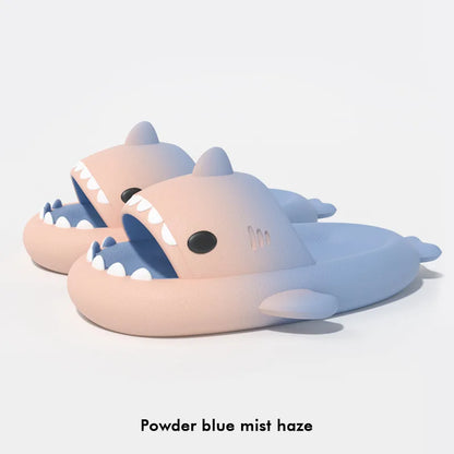 🦈 Summer Shark Slippers – Funny anti-skid slides for women & men