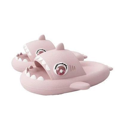 🦈 Luminous Christmas Shark Slippers – Fun non-slip EVA sandals for men & women