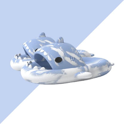🦈 Comwarm Lovely Shark Slippers – Fashionable thick-soled shark slippers for women & men.