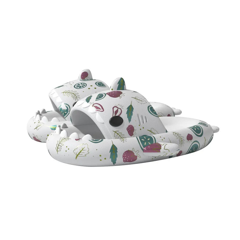 🦈 Comwarm Lovely Shark Slippers – Fashionable thick-soled shark slippers for women & men.
