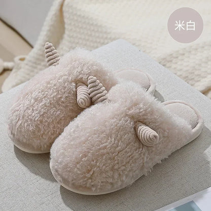 🦈 Fuzzy Shark House Slippers – Funny, plush winter slippers for women & men.