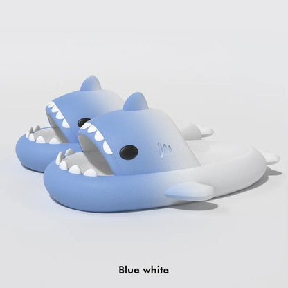 🦈 Summer Shark Slippers – Funny anti-skid slides for women & men