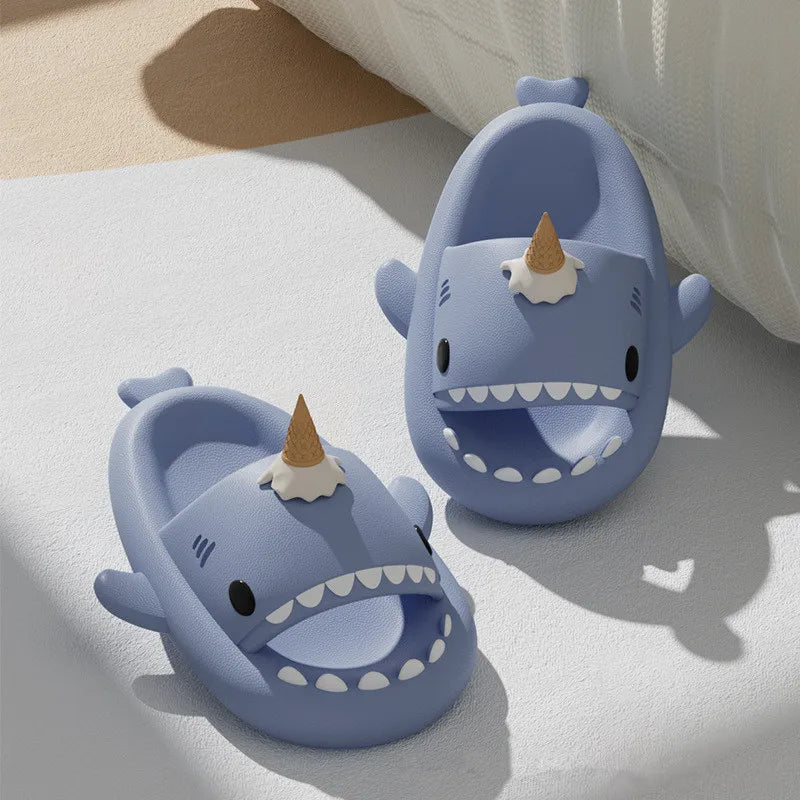 Slippy Sharks™ Cute Shark Slippers for Women & Men