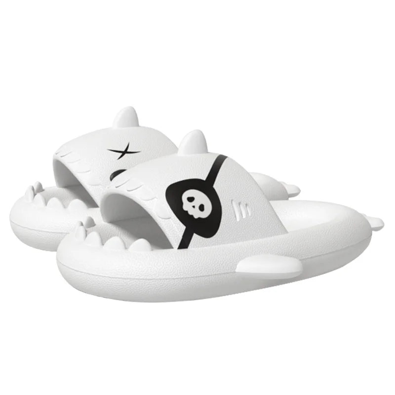 🦈 Pallene Pirate Shark Slippers – New summer cloud platform slides for men & women.