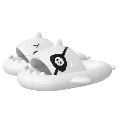 🦈 Pallene Pirate Shark Slippers – New summer cloud platform slides for men & women.