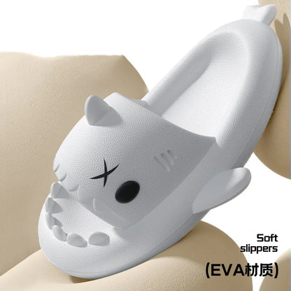 🦈 Pallene Pirate Shark Slippers – New summer cloud platform slides for men & women.